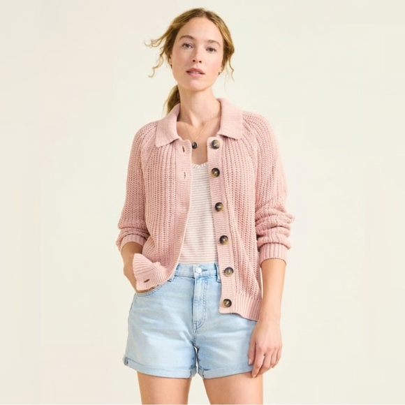 Garnet Hill Sweaters - Garnet Hill Maren Linen & Organic
Cotton Cardigan